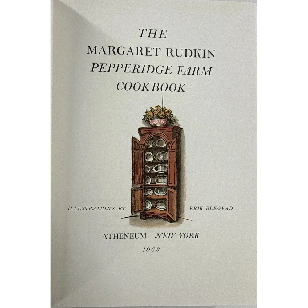 Vtg Margaret Rudkin Pepperidge Farm Cookbook First‎ Edition 1963 Hardcover